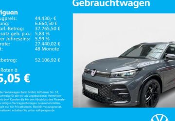VW Tiguan 1.505 km 43.830 &euro; Stuttgart-Feuerbach 70469