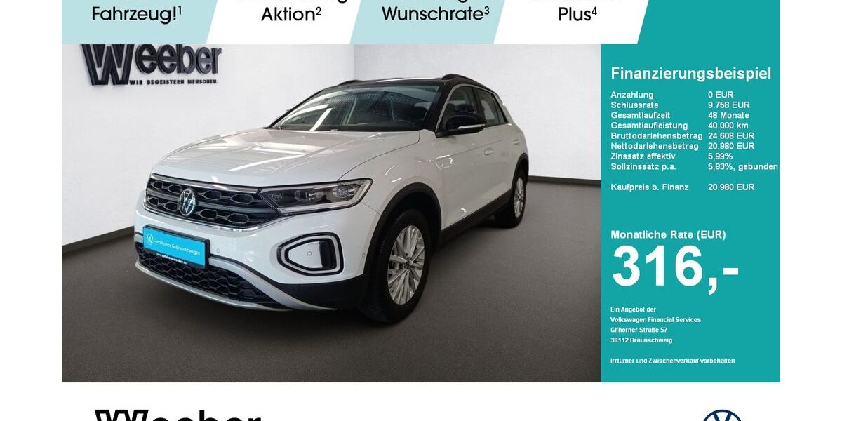 VW T-Roc 64.340 km 20.980 &euro; Leonberg 71229