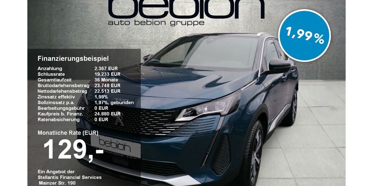 Peugeot 3008 26.500 km 24.480 &euro; Schönaich 71101