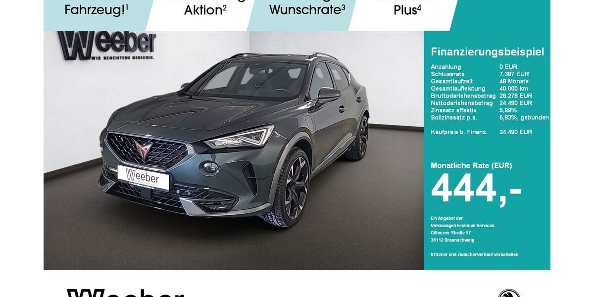 Cupra Formentor 52.593 km 24.190 &euro; Leonberg 71229