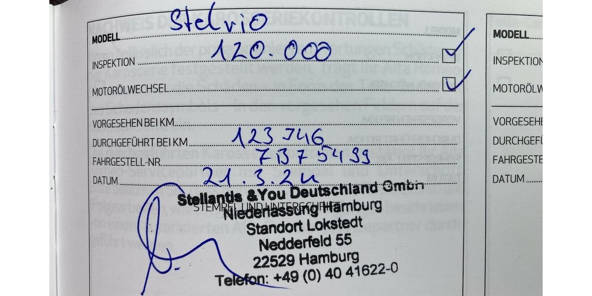 Alfa Romeo Stelvio Sprint 2.0 Turbo*2.Hand,Leder,Navi,Xenon 142.000 km 17.777 &euro; Schorndorf 73614