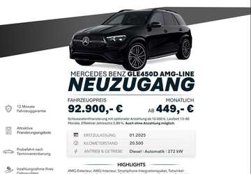 Mercedes-Benz GLE 450 20.500 km 92.900 &euro; Ebersbach an der Fils 73061