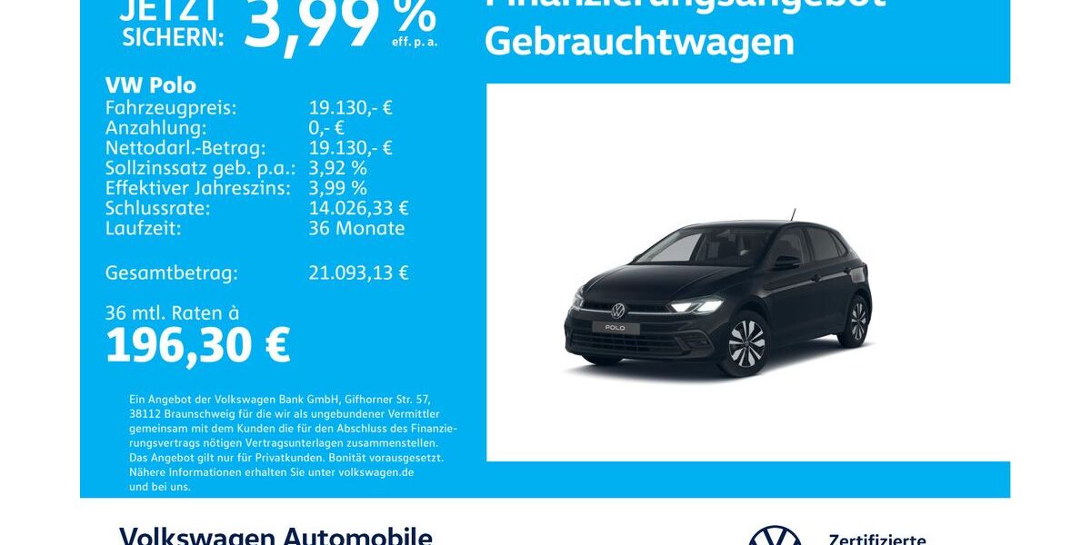 VW Polo 25.892 km 18.930 &euro; Stuttgart-Wangen 70188