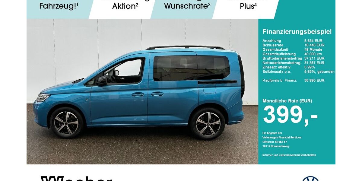 VW Caddy 9.900 km 36.890 &euro; Leonberg 71229