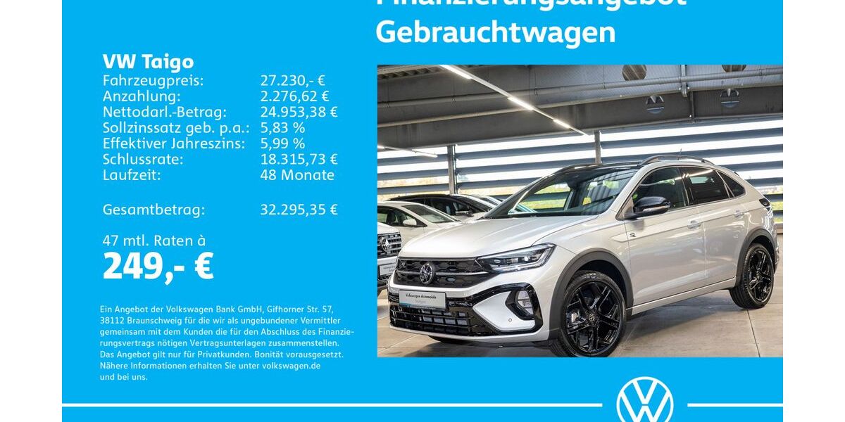 VW Taigo 1.505 km 27.230 &euro; Stuttgart-Feuerbach 70469