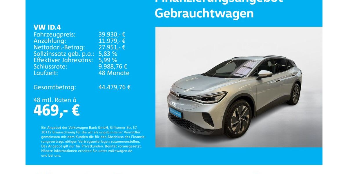 VW ID.4 15.424 km 39.930 &euro; Stuttgart-Feuerbach 70469