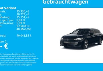VW Passat Variant 27.076 km 35.930 &euro; Stuttgart-Wangen 70188
