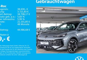 VW T-Roc 1.505 km 38.430 &euro; Stuttgart-Wangen 70188