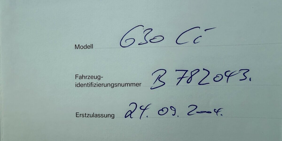 BMW 630i Cabrio*1.Hand,deutsch,Automatik,Leder,Navi 92.336 km 14.850 &euro; Schorndorf 73614