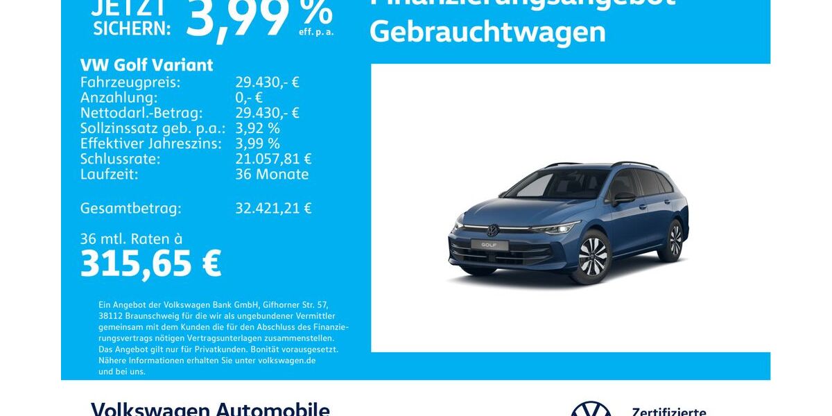 VW Golf 25.006 km 28.930 &euro; Stuttgart-Wangen 70188