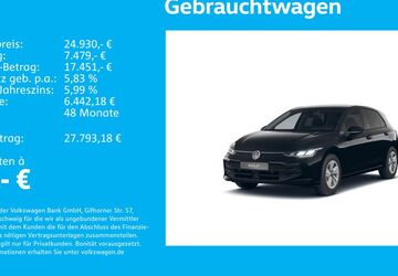 VW Golf 10.396 km 25.830 &euro; Stuttgart-Wangen 70188