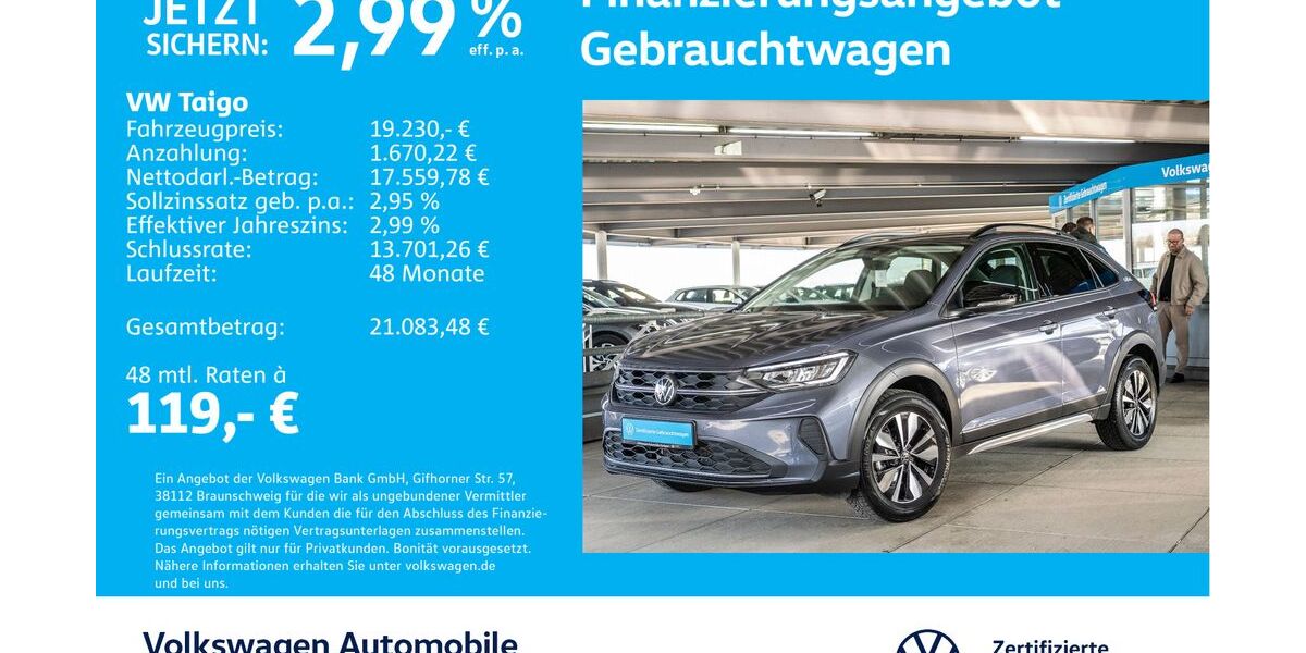 VW Taigo 24.660 km 19.230 &euro; Stuttgart-Wangen 70188