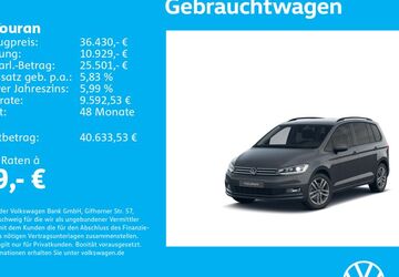 VW Touran 1.505 km 36.430 &euro; Stuttgart-Wangen 70188