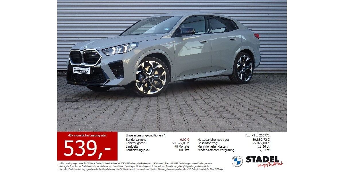 BMW X2 21.967 km 49.475 &euro; Bietigheim-Bissingen 74321