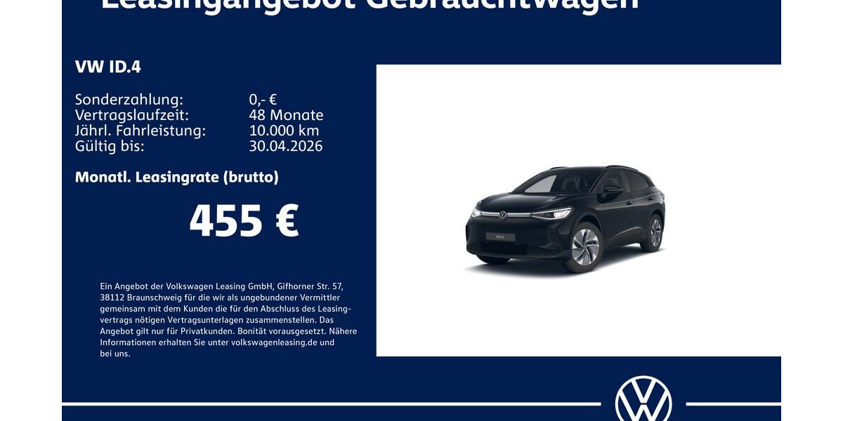 VW ID.4 5.685 km 42.930 &euro; Stuttgart 70563