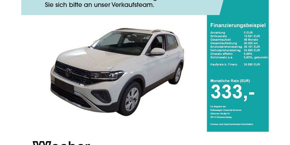 VW T-Cross 13.284 km 24.690 &euro; Leonberg 71229