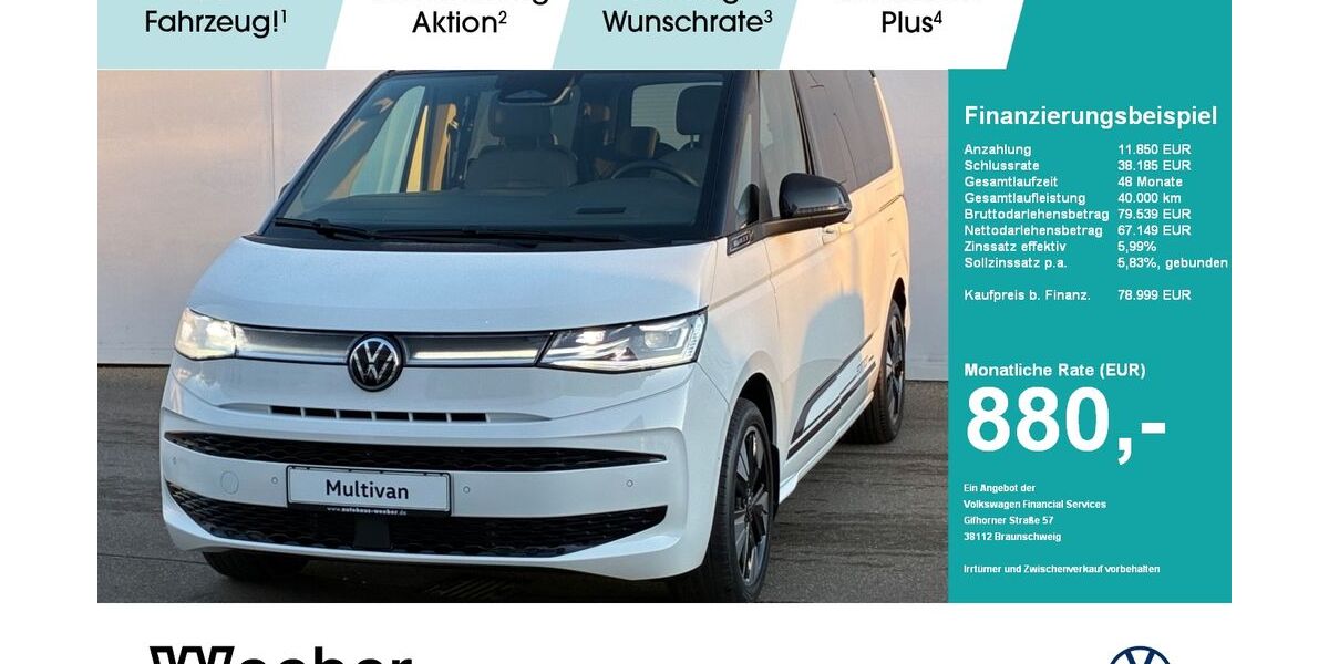 VW T7 Multivan 11.900 km 78.999 &euro; Leonberg 71229